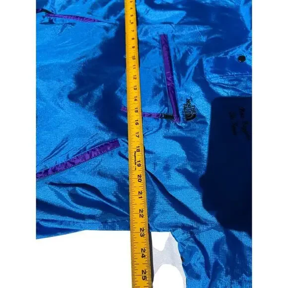 Vintage‎ RARE 80s The North Face Nylon Pullover Windbreaker - Blue / Purple - M